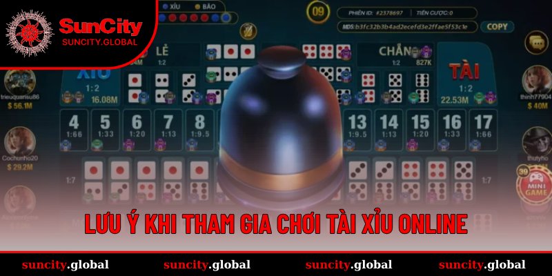 Chú ý khi áp dụng cách chơi Tài Xỉu online luôn thắng