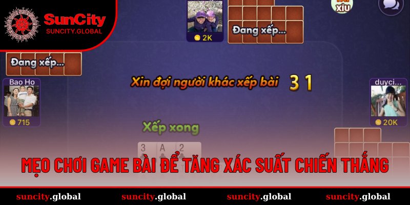 Bí quyết chơi game bài giúp nâng cao tỷ lệ thắng cược