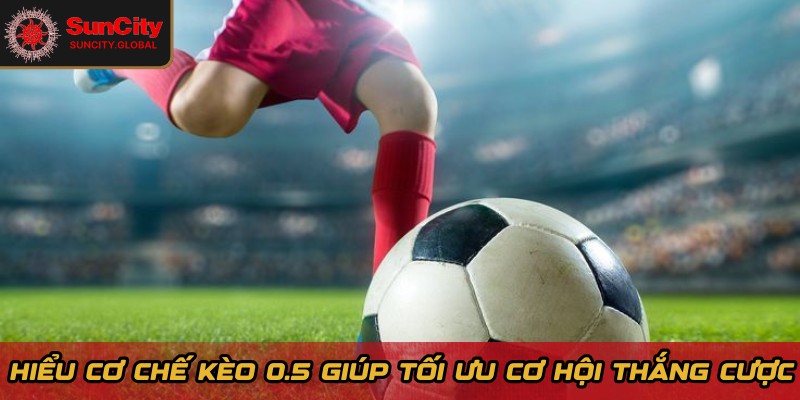 Hiểu cơ chế kèo 0.5 giúp tối ưu cơ hội thắng cược
