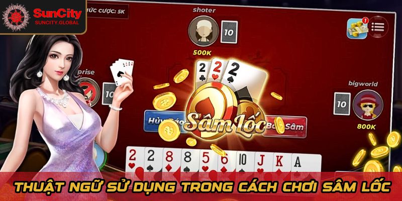 Thuật ngữ sử dụng trong cách chơi Sâm Lốc